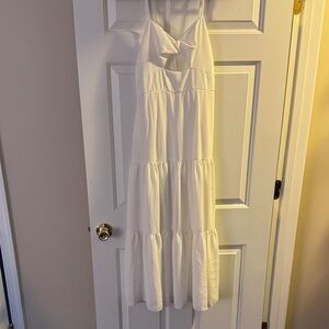 SHEIN Strapless White Dress